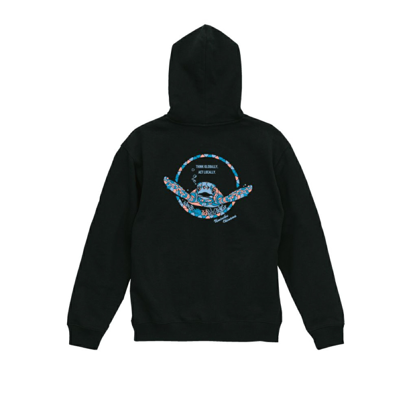 【パーカー】シーグラスタートル